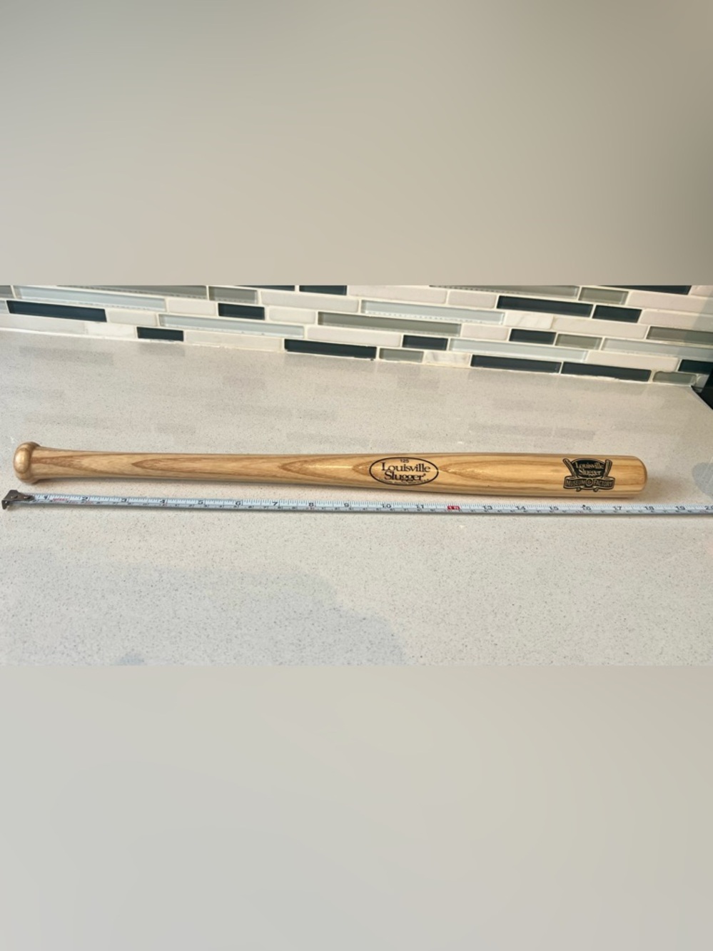 Louisville Slugger Factory and Museum 18” Mini Natural Wood Baseball Bat